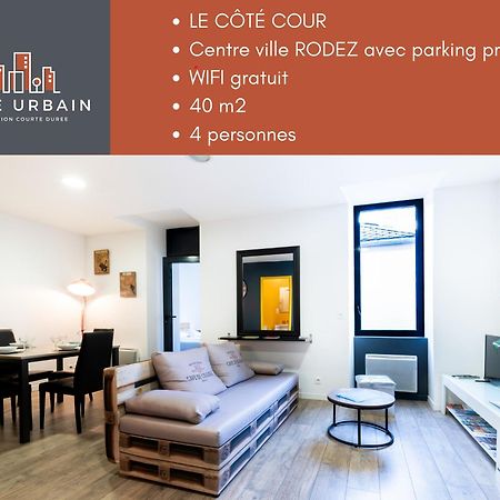 Apartmán Le Cote Cour Rodez Exteriér fotografie